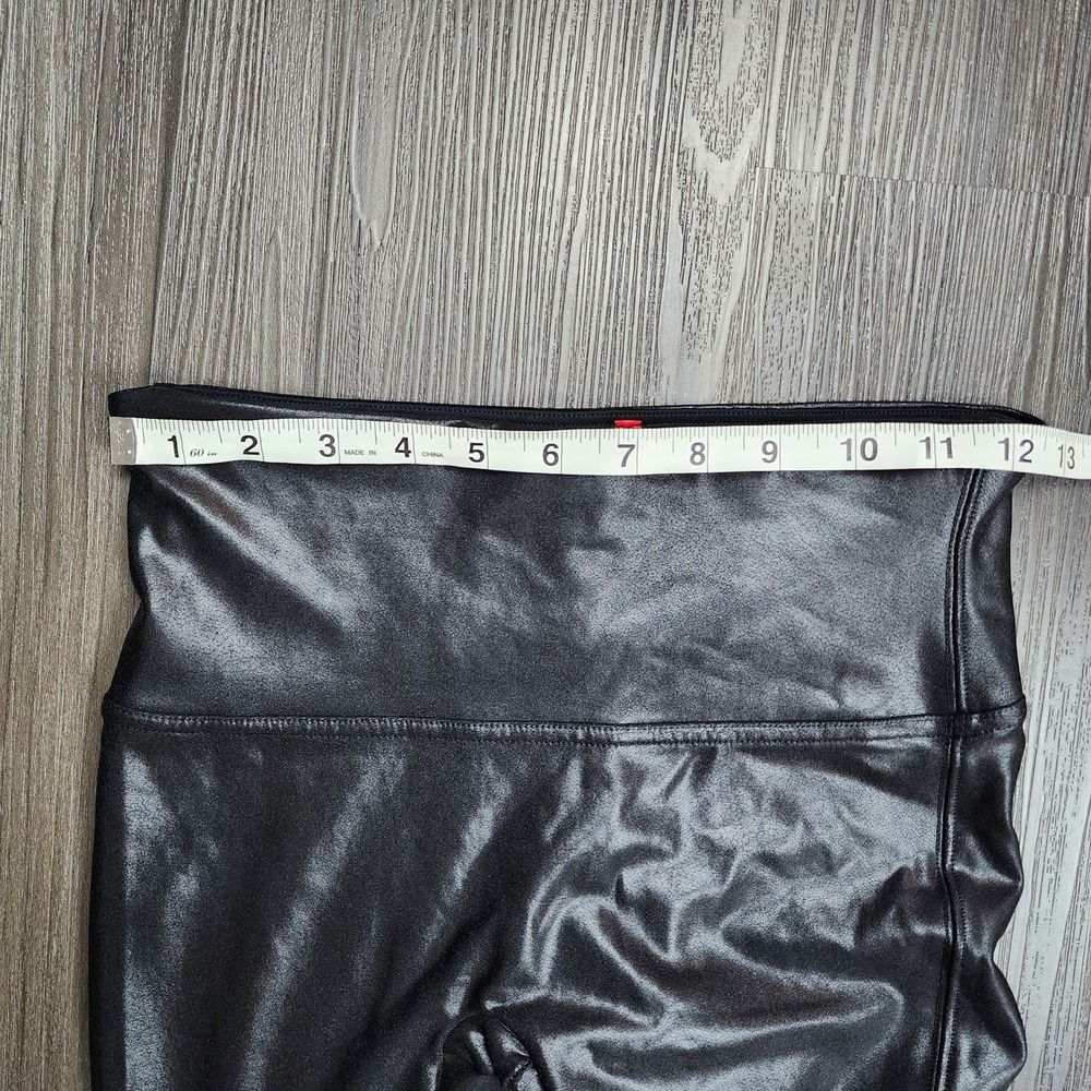 Spanx Leggings Faux Leather Leggings Black Color Size Medium - Picture 3 of 5